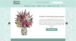 Desktop Screenshot of marias-flowers.net