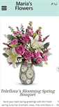 Mobile Screenshot of marias-flowers.net